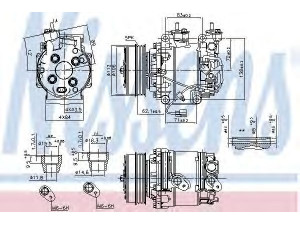 NISSENS 890035 kompresorius, oro kondicionierius 
 Oro kondicionavimas -> Kompresorius/dalys
38810-RB0-006, 38810-RB7-Z02, 38810-RB7-Z03