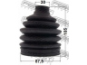 FEBEST 1617P-221 gofruotoji membrana, kardaninis velenas
A2213300185, A2213306300, A2213306400