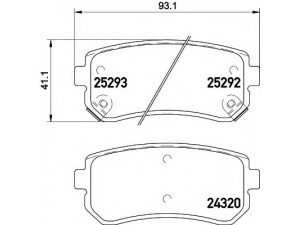 HELLA 8DB 355 016-221 stabdžių trinkelių rinkinys, diskinis stabdys 
 Techninės priežiūros dalys -> Papildomas remontas
583021HA10, 583021YA30, 583022SA00