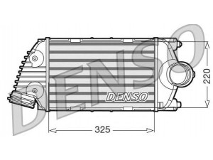 DENSO DIT28016 tarpinis suslėgto oro aušintuvas, kompresorius
99711064070