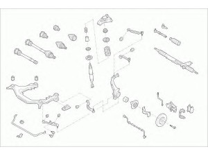 LEMFÖRDER VW-PASSA-FL038 vairavimo mechanizmas; rato pakaba 
 Ašies montavimas/vairavimo mechanizmas/ratai -> Prekių paieška pagal schemą