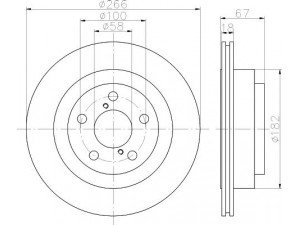 MINTEX MDC877 stabdžių diskas 
 Stabdžių sistema -> Diskinis stabdys -> Stabdžių diskas
26310AA111, 26310AA112, 26310AA150