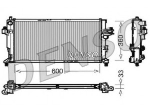 DENSO DRM20039 radiatorius, variklio aušinimas 
 Aušinimo sistema -> Radiatorius/alyvos aušintuvas -> Radiatorius/dalys
1300233, 9196694