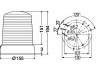 HELLA 2RL 008 064-101 besisukantis švyturėlis
30 884 017, 30 40 041