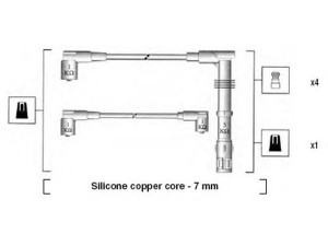 MAGNETI MARELLI 941055070532 uždegimo laido komplektas 
 Kibirkšties / kaitinamasis uždegimas -> Uždegimo laidai/jungtys