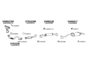 VENEPORTE 800385 išmetimo sistema 
 Išmetimo sistema -> Išmetimo sistema, visa