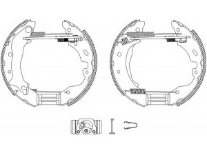 HELLA PAGID 8DB 355 004-091 stabdžių trinkelių komplektas 
 Techninės priežiūros dalys -> Papildomas remontas
7055297, 7267808, 93BB2200CB