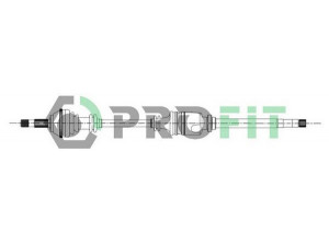 PROFIT 2730-0085 kardaninis velenas 
 Ratų pavara -> Kardaninis velenas
1463106080, 32735S, 3273Q5, 3273Q8
