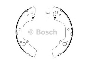 BOSCH 0 986 487 662 stabdžių trinkelių komplektas 
 Techninės priežiūros dalys -> Papildomas remontas
5 52 153, 5 52 241, 90543394, 93172113