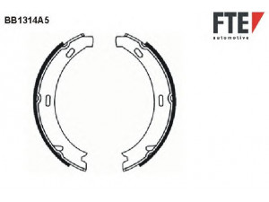 FTE BB1314A5 stabdžių trinkelių komplektas, stovėjimo stabdis 
 Stabdžių sistema -> Rankinis stabdys
210 420 03 20