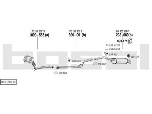 BOSAL 090.993.10 išmetimo sistema 
 Išmetimo sistema -> Išmetimo sistema, visa
