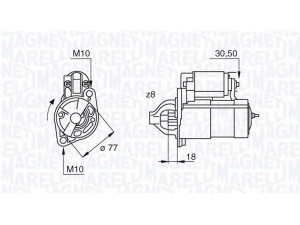 MAGNETI MARELLI 063522619010 starteris 
 Elektros įranga -> Starterio sistema -> Starteris
36100-38090, 36100-38090