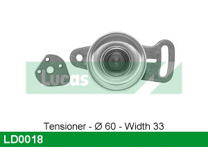 LUCAS ENGINE DRIVE LD0018 įtempiklio skriemulys, paskirstymo diržas