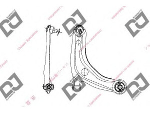 DJ PARTS DA1304 vikšro valdymo svirtis 
 Ašies montavimas/vairavimo mechanizmas/ratai -> Valdymo svirtis/pasukamosios svirties sujungimas -> Vairo trauklės (valdymo svirtis, išilginis balansyras, diago
48068-59095