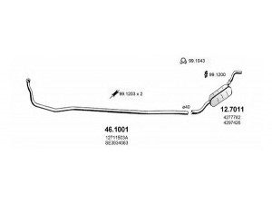 ASSO ART2308 išmetimo sistema 
 Išmetimo sistema -> Išmetimo sistema, visa