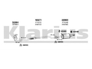 KLARIUS 330924E išmetimo sistema