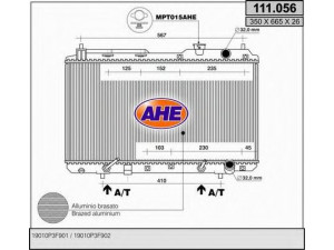 AHE 111.056 radiatorius, variklio aušinimas 
 Aušinimo sistema -> Radiatorius/alyvos aušintuvas -> Radiatorius/dalys
19010P3F901