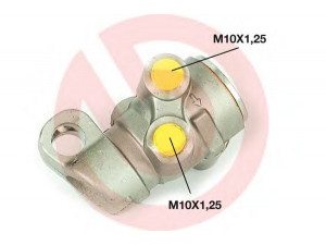 BREMBO R A6 001 stabdymo jėgos reguliatorius 
 Stabdžių sistema -> Stabdymo jėgos reguliatorius
4178745, 4379876, 4398074, 4792418