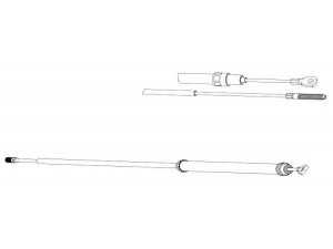 CEF BW02122 trosas, stovėjimo stabdys 
 Stabdžių sistema -> Valdymo svirtys/trosai
34411156436, 34411162005