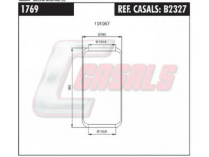 CASALS B2327 dėklas, pneumatinė pakaba
5000786640, 5000786641, 5000805284