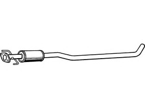 FENNO P6298 vidurinis duslintuvas 
 Išmetimo sistema -> Duslintuvas
(14300-54G1V)