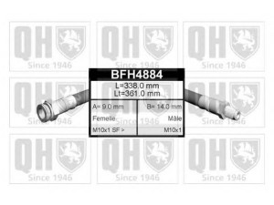 QUINTON HAZELL BFH4884 stabdžių žarnelė 
 Stabdžių sistema -> Stabdžių žarnelės
4806.73, 13 068 930 80, 4806.73