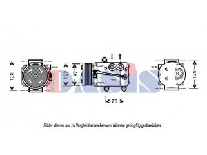 AKS DASIS 850568N kompresorius, oro kondicionierius 
 Oro kondicionavimas -> Kompresorius/dalys
1141327, 1405818, 1432988, 1464299