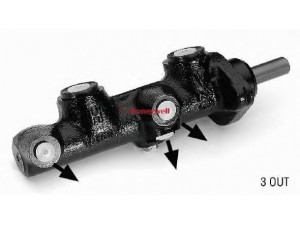 BENDIX 132300B pagrindinis cilindras, stabdžiai 
 Stabdžių sistema -> Pagrindinis stabdžių cilindras
34311154263, 34311156273