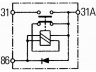HELLA 6EK 008 776-041 pagrindinis jungiklis, akumuliatorius