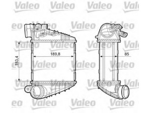 VALEO 817205 tarpinis suslėgto oro aušintuvas, kompresorius 
 Variklis -> Oro tiekimas -> Įkrovos agregatas (turbo/superįkrova) -> Tarpinis suslėgto oro aušintuvas
1J0145803G, 1J0145805B, 1J0145805D