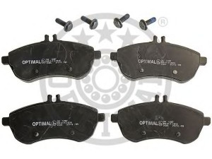 OPTIMAL 12387 stabdžių trinkelių rinkinys, diskinis stabdys 
 Techninės priežiūros dalys -> Papildomas remontas
0054200820, 0054200920, 0054201520
