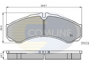 COMLINE CBP0931 stabdžių trinkelių rinkinys, diskinis stabdys 
 Techninės priežiūros dalys -> Papildomas remontas
01906401, 02996535, 1906401, 2992339