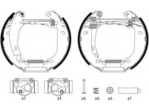 HELLA PAGID 8DB 355 003-971 stabdžių trinkelių komplektas 
 Techninės priežiūros dalys -> Papildomas remontas
7701202542, 7701202661, 7701202820