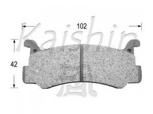 KAISHIN D3031 stabdžių trinkelių rinkinys, diskinis stabdys 
 Techninės priežiūros dalys -> Papildomas remontas
B1072643Z, B1072648Z, B10749280