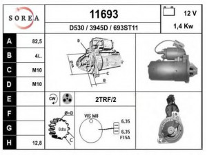 EAI 11693 starteris
M1T71681, 2330057M60, 2330057M70