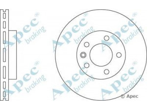 APEC braking DSK2243 stabdžių diskas 
 Dviratė transporto priemonės -> Stabdžių sistema -> Stabdžių diskai / priedai
7H0615301D