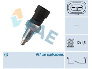 FAE 40510 jungiklis, atbulinės eigos žibintas 
 Elektros įranga -> Šviesų jungikliai/relės/valdymas -> Šviesų jungiklis/svirtis
71740080, 71740022, 71740080, 73503780