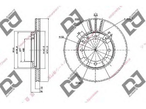 DJ PARTS BD1749 stabdžių diskas 
 Dviratė transporto priemonės -> Stabdžių sistema -> Stabdžių diskai / priedai
MB238615, MB316677