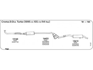 AKS DASIS SGFI037 išmetimo sistema