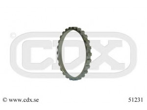 CDX 51231 jutiklio žiedas, ABS 
 Stabdžių sistema -> Vairavimo dinamikos kontrolė
7700867344