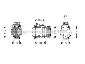 AVA QUALITY COOLING MSK057 kompresorius, oro kondicionierius 
 Oro kondicionavimas -> Kompresorius/dalys
0002300311