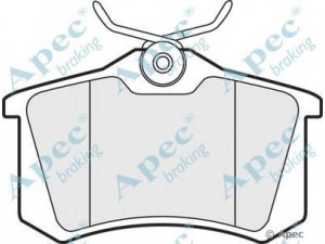 APEC braking PAD1190 stabdžių trinkelių rinkinys, diskinis stabdys 
 Techninės priežiūros dalys -> Papildomas remontas
191615415A, 191615415D, 191698451A