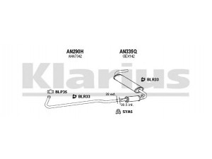 KLARIUS 120392U išmetimo sistema