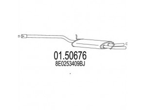 MTS 01.50676 vidurinis duslintuvas 
 Išmetimo sistema -> Duslintuvas
8E0253409BJ