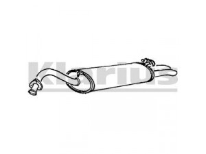 KLARIUS 240390 galinis duslintuvas 
 Išmetimo sistema -> Duslintuvas
4A0253609AA, 4A0253609BG, 4A0253609H