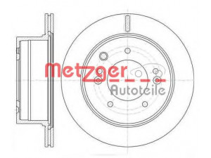 METZGER 6993.10 stabdžių diskas 
 Stabdžių sistema -> Diskinis stabdys -> Stabdžių diskas
584113E300