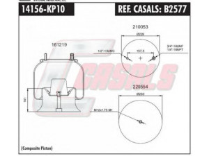 CASALS B2577 dėklas, pneumatinė pakaba 
 Pakaba -> Pneumatinė pakaba
HA100016