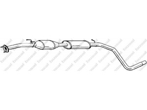 BOSAL 099-773 katalizatoriaus keitiklis 
 Išmetimo sistema -> Katalizatoriaus keitiklis
46 684 4566, 46 830 163, 55 189 613