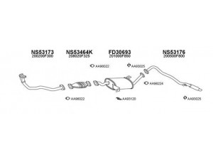 VENEPORTE 530166 išmetimo sistema 
 Išmetimo sistema -> Išmetimo sistema, visa
