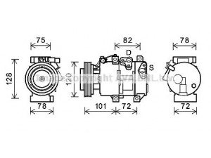 AVA QUALITY COOLING KAK218 kompresorius, oro kondicionierius 
 Oro kondicionavimas -> Kompresorius/dalys
977012P310, 977012P360